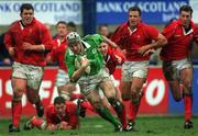 2 February 2002; Conrad O'Sullivan of Ireland during the U21 International match between Ireland and Wales at Donnybrook Stadium in Dublin. Photo by Matt Browne/Sportsfile