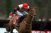 16 February 2002; Moscow Express, with Ruby Walsh up, races clear to go on and win The Red Mills Trial Steeplechase at Gowran Park Racecourse in Gowran, Kilkenny. Photo by Damien Eagers/Sportsfile