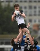 1 February 2017; Cian Prendergast of Newbridge College during the Bank of Ireland Leinster Schools Senior Cup Round 1 match between St Mary's College and Newbridge College at Donnybrook Stadium in Donnybrook, Dublin. Photo by Daire Brennan/Sportsfile