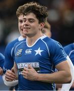 1 February 2017; Eamonn Byrne of St Mary's College celebrates after the Bank of Ireland Leinster Schools Senior Cup Round 1 match between St Mary's College and Newbridge College at Donnybrook Stadium in Donnybrook, Dublin. Photo by Daire Brennan/Sportsfile