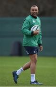 2 February 2017; Simon Zebo of Ireland during squad training at Carton House in Maynooth, Co Kildare. Photo by Seb Daly/Sportsfile