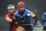 2 February 2017; Cillian Buckley of UCD in action against Mark O'Brien of UCC during the Independent.ie HE GAA Fitzgibbon Cup Group D Round 2 match between University College Dublin v University College Cork at UCD, Belfield, Dublin. Photo by Cody Glenn/Sportsfile