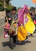11 June 2011; A hats and flags seller outside the ground. Leinster GAA Hurling Senior Championship Semi-Final, Wexford v Kilkenny, Wexford Park, Wexford. Picture credit: Pat Murphy / SPORTSFILE
