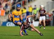 2 July 2011; Caimin Morey, Clare, in action against Shane Kavanagh, Galway. GAA Hurling All-Ireland Senior Championship, Phase 2, Galway v Clare, Pearse Stadium, Galway. Picture credit: Barry Cregg / SPORTSFILE
