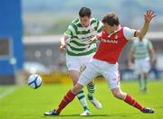 3 July 2011; Ciaran Kilduff, Shamrock Rovers, in action against Evan McMillan, St Patrick's Athletic. Airtricity League Premier Division, Shamrock Rovers v St Patrick's Athletic, Tallaght Stadium, Tallaght, Co. Dublin. Picture credit: Barry Cregg / SPORTSFILE