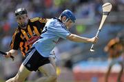 3 July 2011; Emmett O'Conghaile, Dublin, in action against Ciaran Doyle, Kilkenny. Leinster GAA Hurling Minor Championship Final, Kilkenny v Dublin, Croke Park, Dublin. Picture credit: David Maher / SPORTSFILE