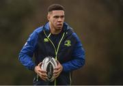 6 February 2017; Adam Byrne of Leinster during squad training at Rosemount in UCD, Dublin. Photo by Cody Glenn/Sportsfile