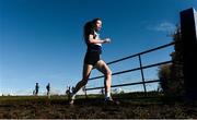 7 February 2017; Saoirse O'Brien, age 14, from Sacred Heart School, Westport, Co Mayo, on her way to winning the Intermediate girls 3000m during the Irish Life Health Connacht Schools Cross Country at Calry Community Park in Sligo. Photo by David Maher/Sportsfile