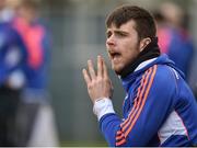 7 February 2017; Mary Immaculate College Limerick manager Jamie Wall during the Independent.ie HE GAA Fitzgibbon Cup Group A Round 3 match between Dublin Institute of Technology and Mary Immaculate College Limerick at Parnells GAA Club in Coolock, Dublin. Photo by Cody Glenn/Sportsfile