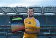 8 February 2017; Dublin footballer and All-Ireland winner Paul Flynn, mental health advocate Alan O’Mara, legendary GAA commentator Mícheál Ó Muircheartaigh, Pieta House Chief Clinical Officer Cindy O’Connor and Árd Stiúrthoir of the GAA Paraic Duffy gathered at Croke Park today to launch the new Pieta House suicide bereavement services brochure. The brochure is to publicise that Pieta House now offers suicide bereavement counselling and the free 24-hour suicide helpline 1800 247 247 in addition to counselling for those in suicidal crisis and people who self-harm. For more information, visit www.pieta.ie. Pictured is Alan O'Mara. Croke Park in Dublin. Photo by Piaras Ó Mídheach/Sportsfile