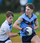 8 February 2017; Mick Fitzsimons of UCD in action against Mark Bradley of Ulster University during the Independent.ie HE GAA Sigerson Cup Quarter-Final match between Ulster University and UCD at Jordanstown in Belfast. Photo by Oliver McVeigh/Sportsfile