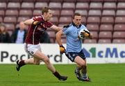 10 April 2011; Dean Kelly, Dublin, in action against Greg Higgins, Galway. Allianz Football League, Division 1, Round 7, Galway v Dublin, Pearse Stadium, Salthill, Galway. Picture credit: Ray McManus / SPORTSFILE