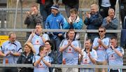 10 April 2011; Dublin supporters watch the game. Allianz Football League, Division 1, Round 7, Galway v Dublin, Pearse Stadium, Salthill, Galway. Picture credit: Ray McManus / SPORTSFILE