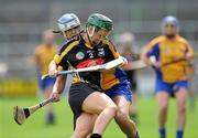 9 July 2011; Colette Dormer, Kilkenny, in action against Mairead Scanlon, Clare. All Ireland Senior Camogie Championship in association with RTE Sport, Kilkenny v Clare, Nowlan Park, Kilkenny. Picture credit: Matt Browne / SPORTSFILE