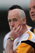 9 July 2011; Antrim manager Dinny Cahill watches the last few minutes of the game. GAA Hurling All-Ireland Senior Championship Phase 3, Antrim v Limerick, Parnell Park, Dublin. Picture credit: Ray McManus / SPORTSFILE