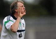 9 July 2011; Limerick manager Donal O'Grady shouts instructions during the last few minutes of the game. GAA Hurling All-Ireland Senior Championship Phase 3, Antrim v Limerick, Parnell Park, Dublin. Picture credit: Ray McManus / SPORTSFILE