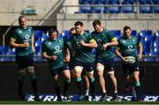 10 February 2017; Ireland players led by Sean O'Brien during the captain's run at the Stadio Olimpico in Rome, Italy. Photo by Ramsey Cardy/Sportsfile