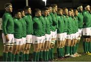 10 February 2017; The Ireland U20 team ahead of the RBS U20 Six Nations Rugby Championship match between Italy and Ireland at Stadio Enrico Chersoni in Prato, Italy. Photo by Daniele Resini/SPORTSFILE