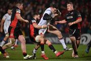 10 February 2017; Jacob Stockdale of Ulster is tackled by Sean Kennedy of Edinburgh Rugby during the Guinness PRO12 Round 14 match between Ulster and Edinburgh Rugby at Kingspan Stadium in Belfast. Photo by Oliver McVeigh/Sportsfile