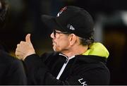 10 February 2017; Ulster Director of Rugby Les Kiss gives the thumbs up before the Guinness PRO12 Round 14 match between Ulster and Edinburgh Rugby at Kingspan Stadium in Belfast. Photo by Oliver McVeigh/Sportsfile