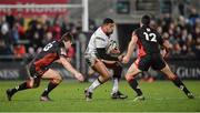 10 February 2017;Charles Piutau of Ulster in action against Chris Dean and Phil Burleigh of Edinburgh Rugby during the Guinness PRO12 Round 14 match between Ulster and Edinburgh Rugby at Kingspan Stadium in Belfast. Photo by Oliver McVeigh/Sportsfile