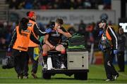 10 February 2017; Michael Allen of Edinburgh Rugby and leaves the pitch with an injury during the Guinness PRO12 Round 14 match between Ulster and Edinburgh Rugby at Kingspan Stadium in Belfast. Photo by Oliver McVeigh/Sportsfile