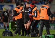 10 February 2017; Michael Allen of Edinburgh Rugby and is helped of the pitch with an injury during the Guinness PRO12 Round 14 match between Ulster and Edinburgh Rugby at Kingspan Stadium in Belfast. Photo by Oliver McVeigh/Sportsfile