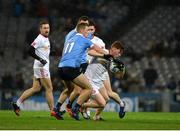 11 February 2017; Conor Meyler of Tyrone in action against Paul Mannion of Dublin during the Allianz Football League Division 1 Round 2 match between Dublin and Tyrone at Croke Park in Dublin. Photo by Daire Brennan/Sportsfile
