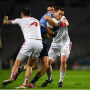 11 February 2017; Dean Rock of Dublin in action against Cathal McCarron, 4, and Aidan McCory of Tyrone during the Allianz Football League Division 1 Round 2 match between Dublin and Tyrone at Croke Park in Dublin. Photo by Ray McManus/Sportsfile