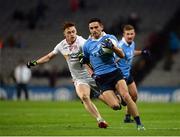 11 February 2017; Niall Scully of Dublin in action against Conor Meyler of Tyrone during the Allianz Football League Division 1 Round 2 match between Dublin and Tyrone at Croke Park in Dublin. Photo by Daire Brennan/Sportsfile