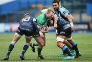 12 February 2017; Tom McCartney of Connacht breaks the tackle of Gareth Anscombei of Cardiff Blues during the Guinness PRO12 Round 14 match between Cardiff Blues and Connacht at BT Sport Arms Park in Cardiff, Wales. Photo by Gareth Everett/Sportsfile