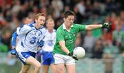 16 July 2011; John Mullane, Limerick, in action against Thomas O'Gorman, Waterford. GAA Football All-Ireland Senior Championship Qualifier, Round 3, Limerick v Waterford, Gaelic Grounds, Limerick. Picture credit: Diarmuid Greene / SPORTSFILE