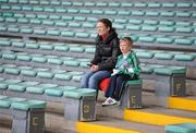 16 July 2011; Limerick supporters Siobhan Galvin, with her son John Wright, aged 6, from Raheen, Limerick, before the game. GAA Football All-Ireland Senior Championship Qualifier, Round 3, Limerick v Waterford, Gaelic Grounds, Limerick. Picture credit: Diarmuid Greene / SPORTSFILE