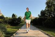 18 July 2011; Republic of Ireland captain John Egan ahead of his side's opening 2010/11 UEFA European Under-19 Championship group game, on Wednesday, against Greece. 2010/11 UEFA European Under-19 Championship, Intercontinental Hotel, Bucharest, Romania. Picture credit: Stephen McCarthy / SPORTSFILE