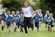 20 July 2011; Dublin senior hurler and Vhi GAA Cul Camps ambassador Conal Keaney visits Geraldines P Moran Vhi GAA Cul Camp. The Vhi GAA Cúl Camps are Ireland’s largest summer camp activity. 80,000 children are expected to participate in Vhi Gaa Cul Camps across the country this summer. Conal Keaney is Vhi GAA Cúl Camps national ambassador, the ambassador programme sees some of Ireland’s greatest sporting heroes visiting some of the Vhi GAA Cúl Camps across their county providing coaching tips and answering the questions of the participants. Gerladine P Moran, Cornelscourt, Dublin. Picture credit: Matt Browne / SPORTSFILE