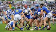 10 July 2011; A general view of the action involving left to right, Brian O'Sullivan, Waterford, Eoin McGrath, Waterford, Gearóid Ryan, Tipperary, Paddy Stapleton, Tipperary, Shane O'Sullivan, Waterford, Pauric Mahony, Waterford, Michael Cahill, Tipperary, Shane Walsh, Waterford, and Paul Curran, Tipperary. Munster GAA Hurling Senior Championship Final, Waterford v Tipperary, Pairc Ui Chaoimh, Cork. Picture credit: Ray McManus / SPORTSFILE