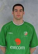 12 February 2002; Richard Sadlier during a Republic of Ireland squad portrait session ahead of the FIFA World Cup 2002. Photo by David Maher/Sportsfile