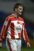 8 February 2002; Sean Flannery of Sligo Rovers during the FAI Carlsberg Cup Quarter-Final match between Shamrock Rovers and Sligo Rovers at Tolka Park in Dublin. Photo by Damien Eagers/Sportsfile