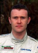 22 February 2002; Irish Race Car Driver Damien Faulkner pictured in his home in Moville, Donegal. Photo by Matt Browne/Sportsfile