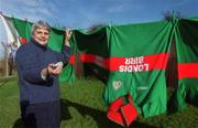 14 February 2002; Bridie Rosney pictured at her home in Birr, Offaly. Photo by Damien Eagers/Sportsfile