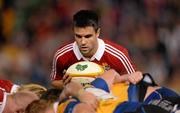 11 June 2013; Conor Murray of British & Irish Lions waits to put the ball into a scrum during the British & Irish Lions Tour 2013 match between Combined Country and British & Irish Lions at Hunter Stadium in Newcastle, New South Wales, Australia. Photo by Stephen McCarthy/Sportsfile