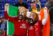 11 June 2013; British & Irish Lions supporters Davy and Gemma Lacey, from Kilcoole, Wicklow, during the British & Irish Lions Tour 2013 match between Combined Country and British & Irish Lions at Hunter Stadium in Newcastle, New South Wales, Australia. Photo by Stephen McCarthy/Sportsfile