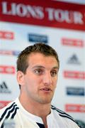 13 June 2013; British & Irish Lions captain Sam Warburton during the team announcement for their game against NSW Waratahs on Saturday. British & Irish Lions Tour 2013, Team Announcement, North Sydney Oval, Sydney, New South Wales, Australia. Photo by Stephen McCarthy/Sportsfile