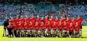 8 June 2013; The Down panel prior to during the Christy Ring Cup Final match between Kerry and Down at Croke Park in Dublin. Photo by Oliver McVeigh/Sportsfile