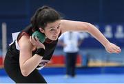 18 February 2017; Michaela Walsh, Swindon AC, Mayo, competing oin the Women's Shot Put during the Irish Life Health National Senior Indoor Championships at the Sport Ireland National Indoor Arena in Abbotstown, Dublin. Photo by Brendan Moran/Sportsfile