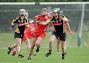 23 July 2011; Gemma O'Connor, Cork, in action against Denise Gaule, Kilkenny. All-Ireland Senior Camogie Championship in association with RTÉ Sport, Kilkenny v Cork, Jenkinstown, Co. Kilkenny. Picture credit: Matt Browne / SPORTSFILE