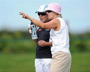 23 July 2011; Kilkenny manager Ann Downey, right, with her sister Angela Downey during the game. All-Ireland Senior Camogie Championship in association with RTÉ Sport, Kilkenny v Cork, Jenkinstown, Co. Kilkenny. Picture credit: Matt Browne / SPORTSFILE