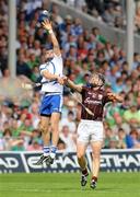24 July 2011; Kevin Moran, Waterford, in action against Joe Gantley, Galway. GAA Hurling All-Ireland Senior Championship Quarter Final, Waterford v Galway, Semple Stadium, Thurles, Co. Tipperary. Picture credit: Diarmuid Greene / SPORTSFILE