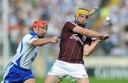 24 July 2011; Ger Farragher, Galway, in action against Seamus Prendergast, Waterford. GAA Hurling All-Ireland Senior Championship Quarter Final, Waterford v Galway, Semple Stadium, Thurles, Co. Tipperary. Picture credit: Diarmuid Greene / SPORTSFILE