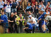 24 July 2011; Waterford manager Davy Fitzgerald reacts at the final whistle. GAA Hurling All-Ireland Senior Championship Quarter Final, Waterford v Galway, Semple Stadium, Thurles, Co. Tipperary. Picture credit: Dáire Brennan / SPORTSFILE